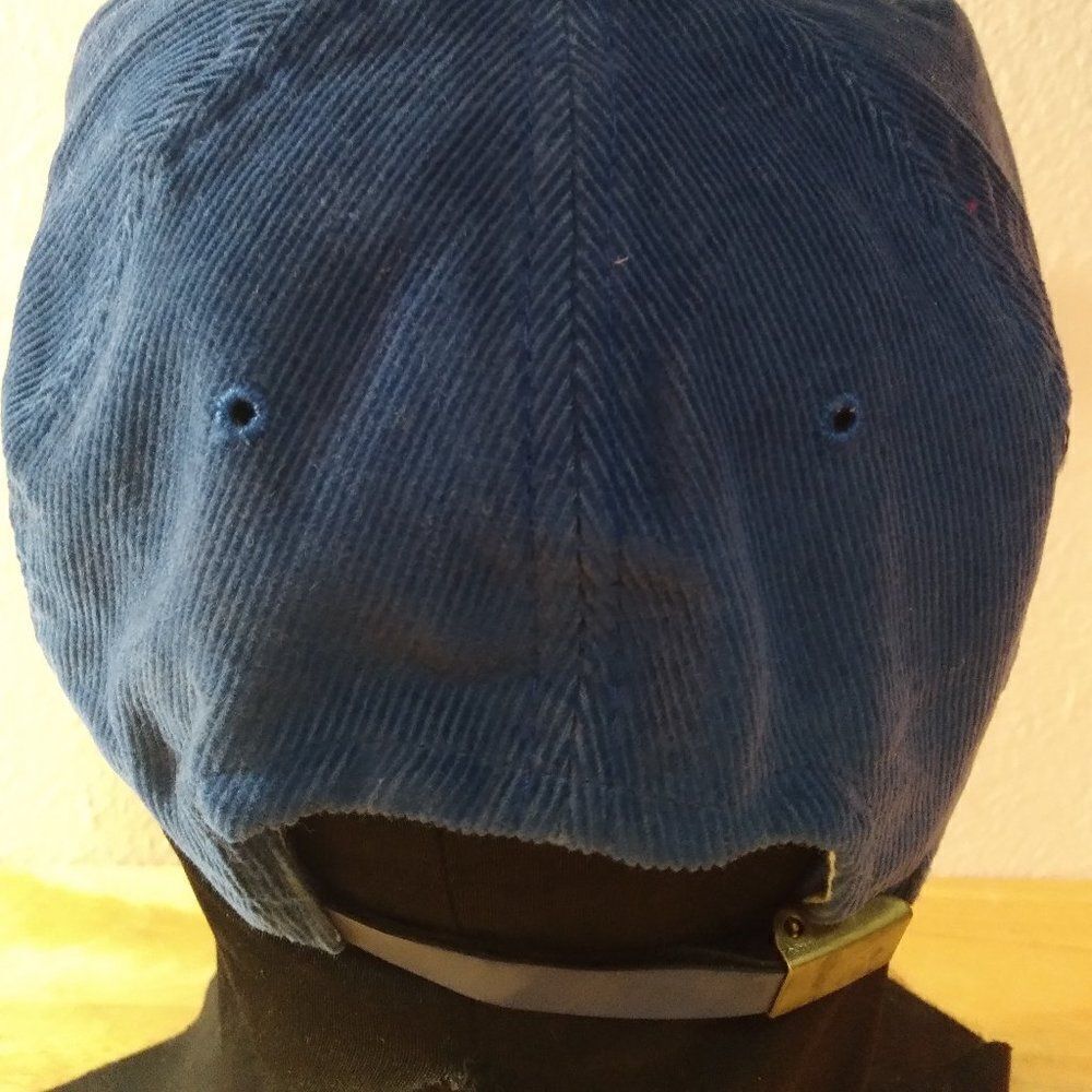 Deadstcok Vintage Martech Patch Corduroy Strap Back Hat - Picture 5 of 8